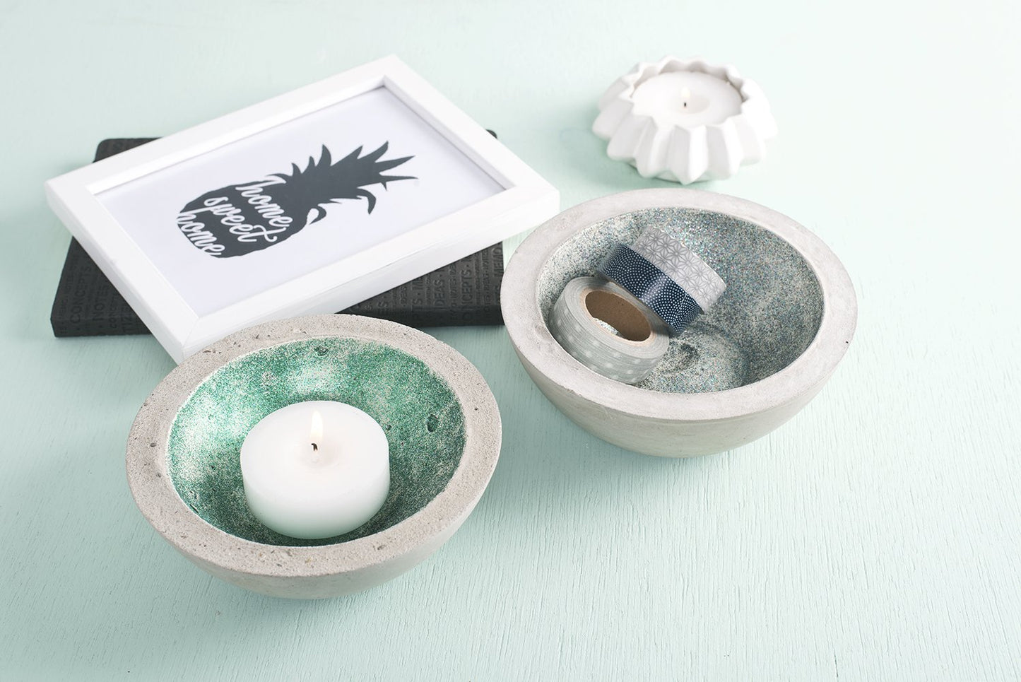 Wohnaccessoires aus Beton selber machen