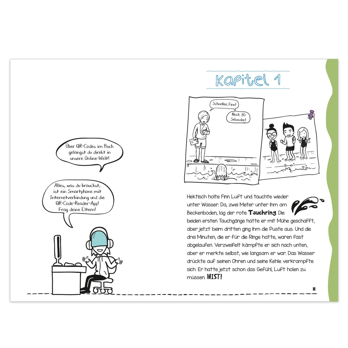 Die Bloggerbande: Mission unter Wasser: Detektiv Comic-Roman für Kinder ab 7