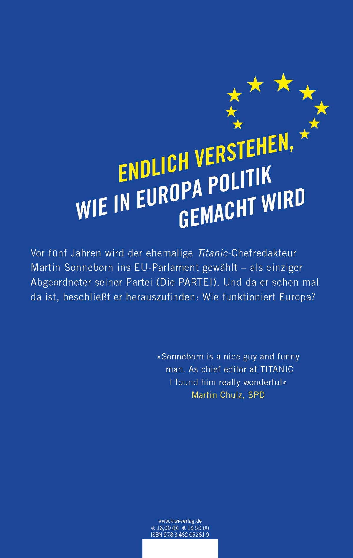 Herr Sonneborn geht nach Brüssel: Abenteuer im Europaparlament