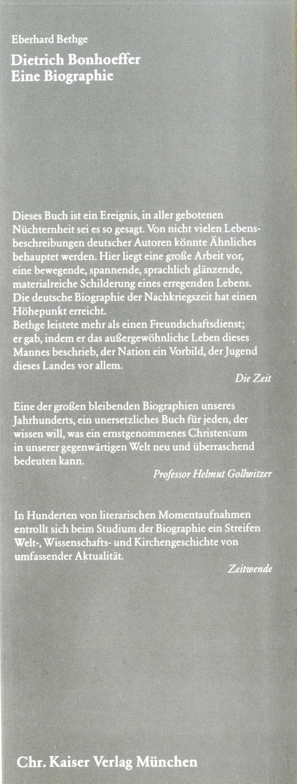 Dietrich Bonhoeffer. Bilder aus seinem Leben