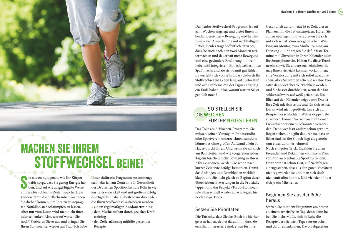 Das Turbo-Stoffwechsel-Prinzip: So stellen Sie den Körper dauerhaft auf "schlank" um