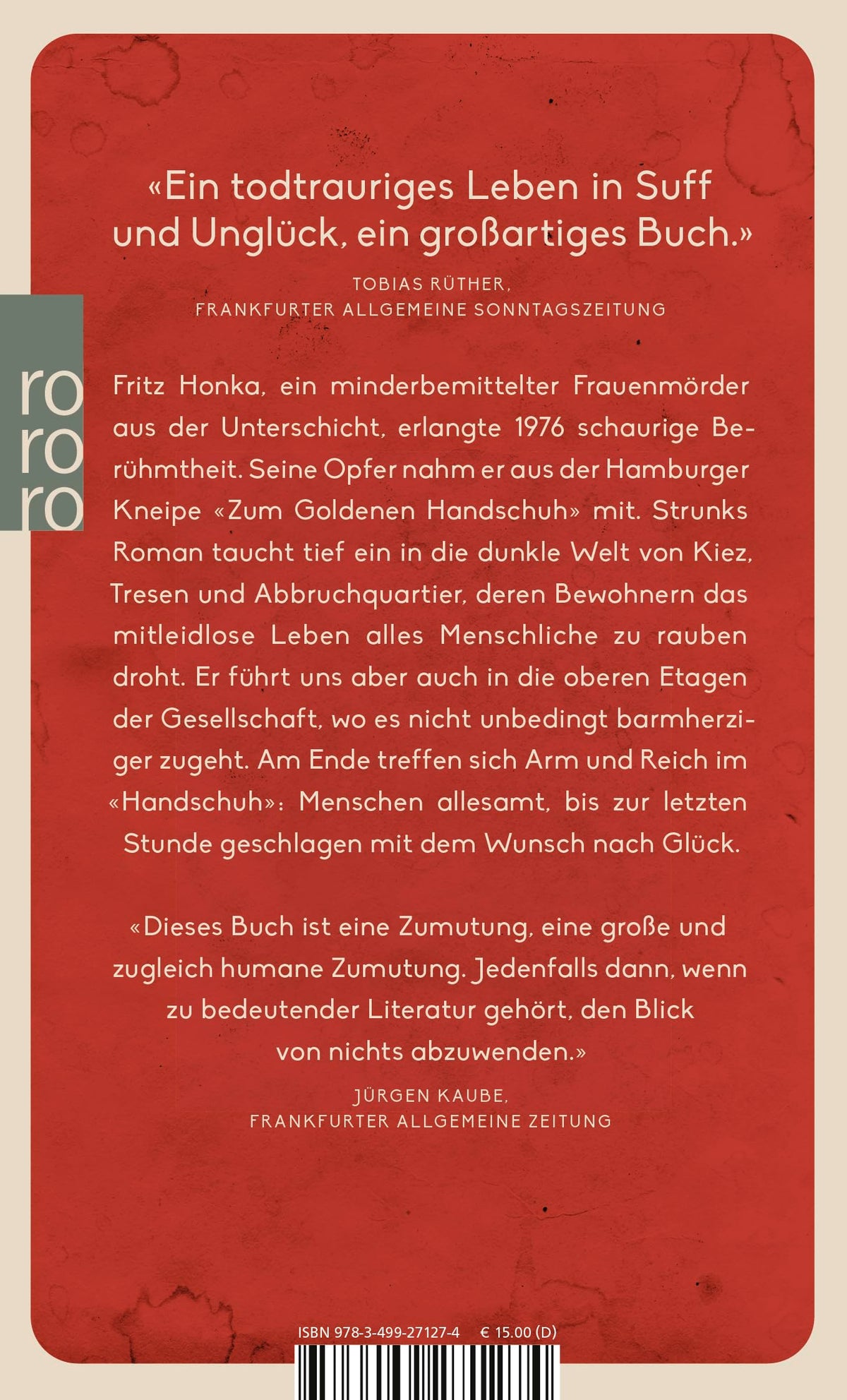 Der goldene Handschuh: Roman