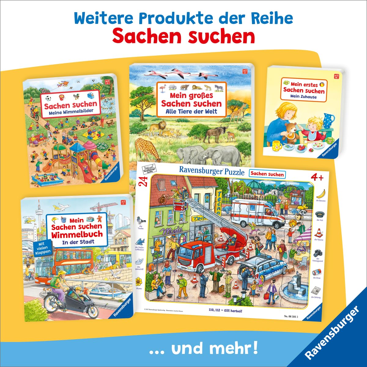 Sachen suchen - Tiere im Wald