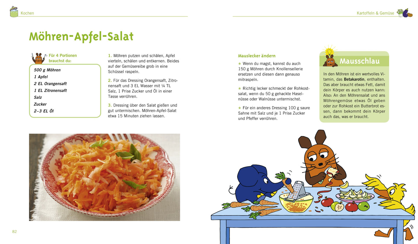 Kochen und backen mit der Maus: Rezepte, Tipps und Tricks für kleine und große Maus-Fans