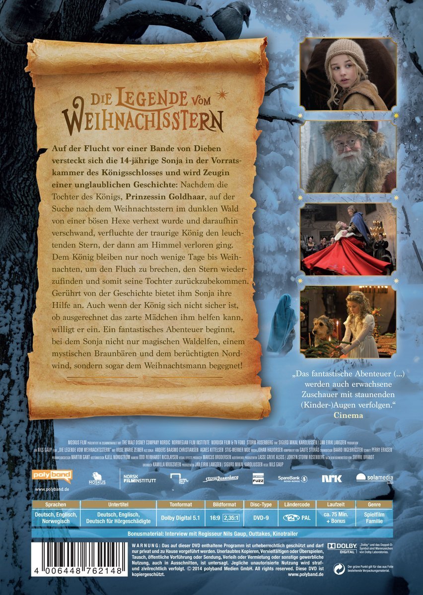 Legende vom Weihnachtsstern - limitierte Exklusiv-Version mit Sticker-Set