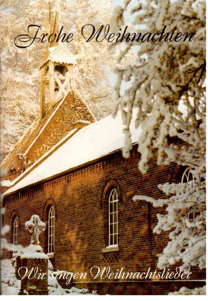 Frohe Weihnachten. Wir singen Weihnachtslieder.