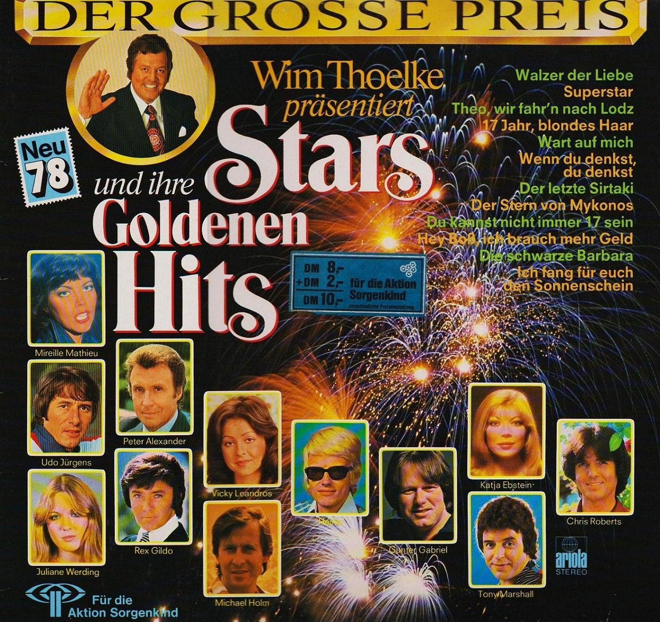 Wim Thoelke präsentiert: Stars und ihre Goldenen Hits [Vinyl LP - "Neu 78"] Ariola-Stereo 25920 XT