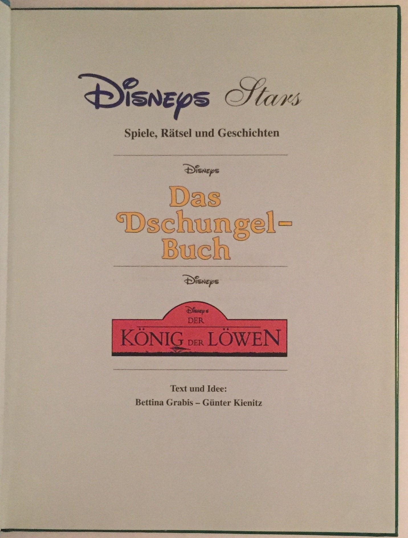 Disneys Stars Spiele, Rätsel und Geschichten