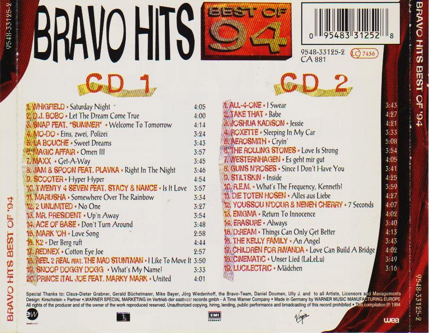 Bravo Hits - Best of '94