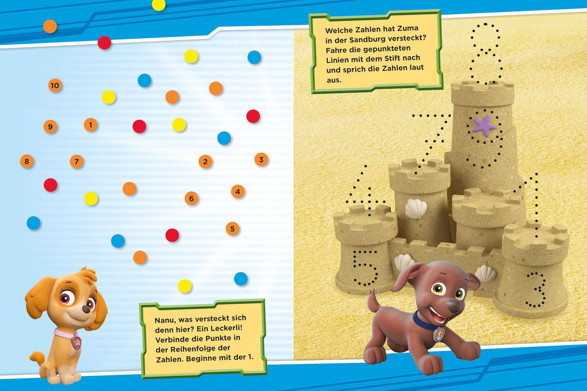 Mein Lernspielheft PAW Patrol Erste Zahlen: Ab 5 Jahren. Mit Stift und abwischbaren Seiten