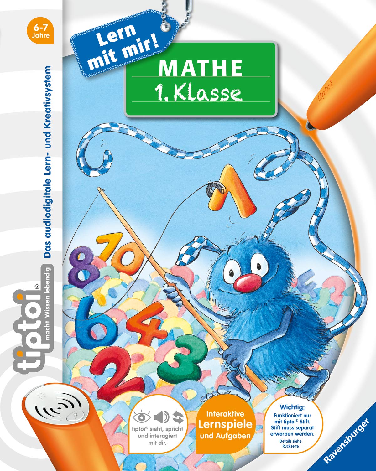 tiptoi® Mathe 1. Klasse: Über 50 Lernspiele und Aufgaben (tiptoi® Lern mit mir!)