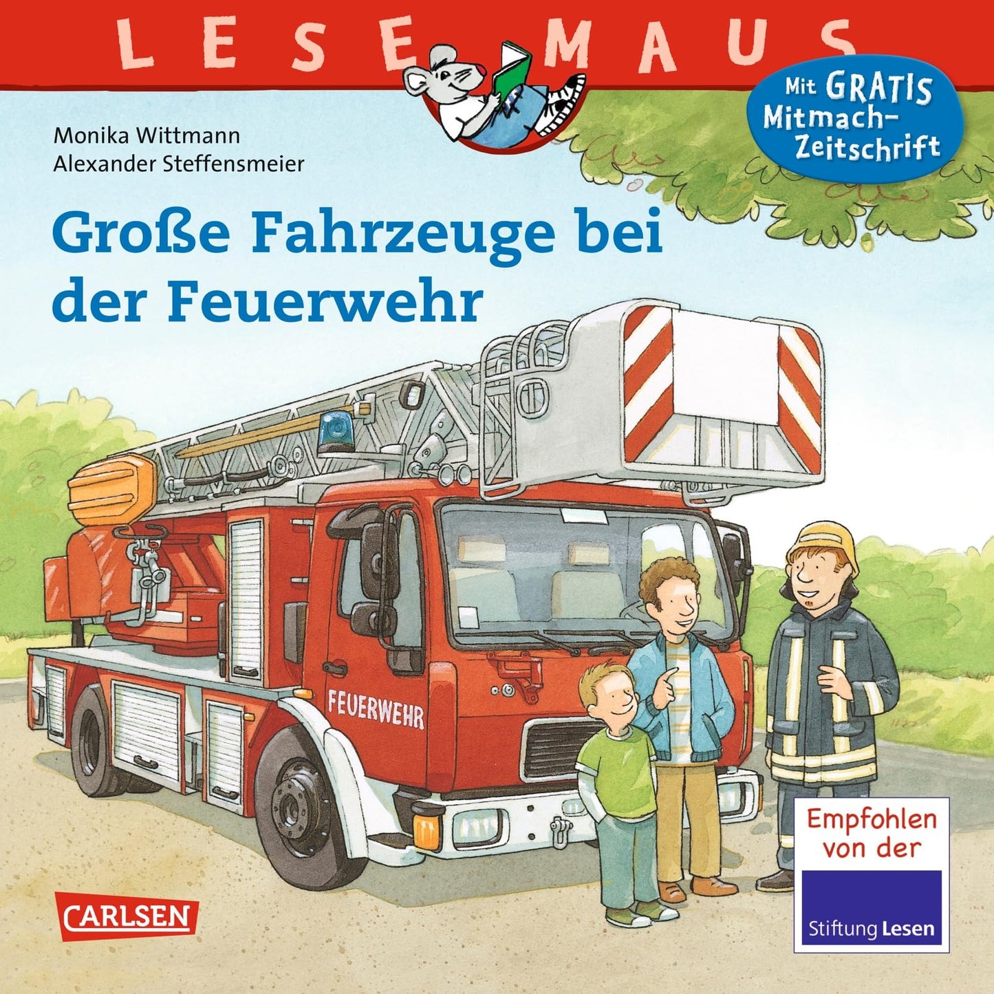 LESEMAUS 122: Große Fahrzeuge bei der Feuerwehr (122)