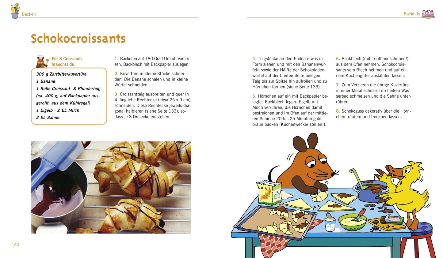 Kochen und backen mit der Maus: Rezepte, Tipps und Tricks für kleine und große Maus-Fans