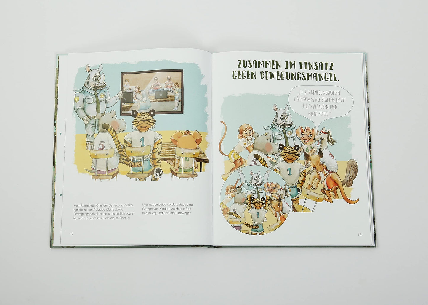 1-2-3 Bewegungspolizei: Sechs tierische Helden im Einsatz gegen Bewegungsmangel