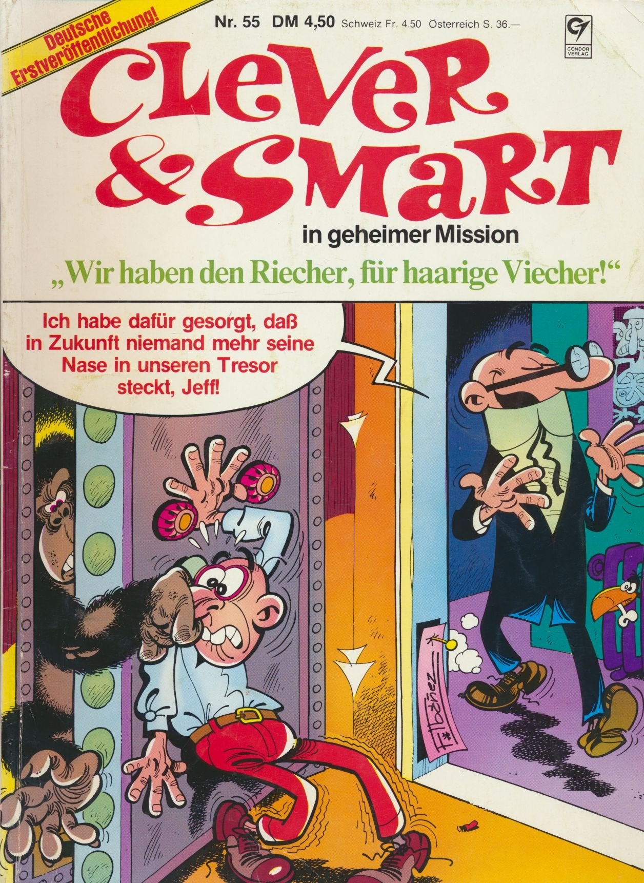 clever & smart in geheimer Mission - Wir haben den Riecher, für haarige Viecher Heft Nr. 55