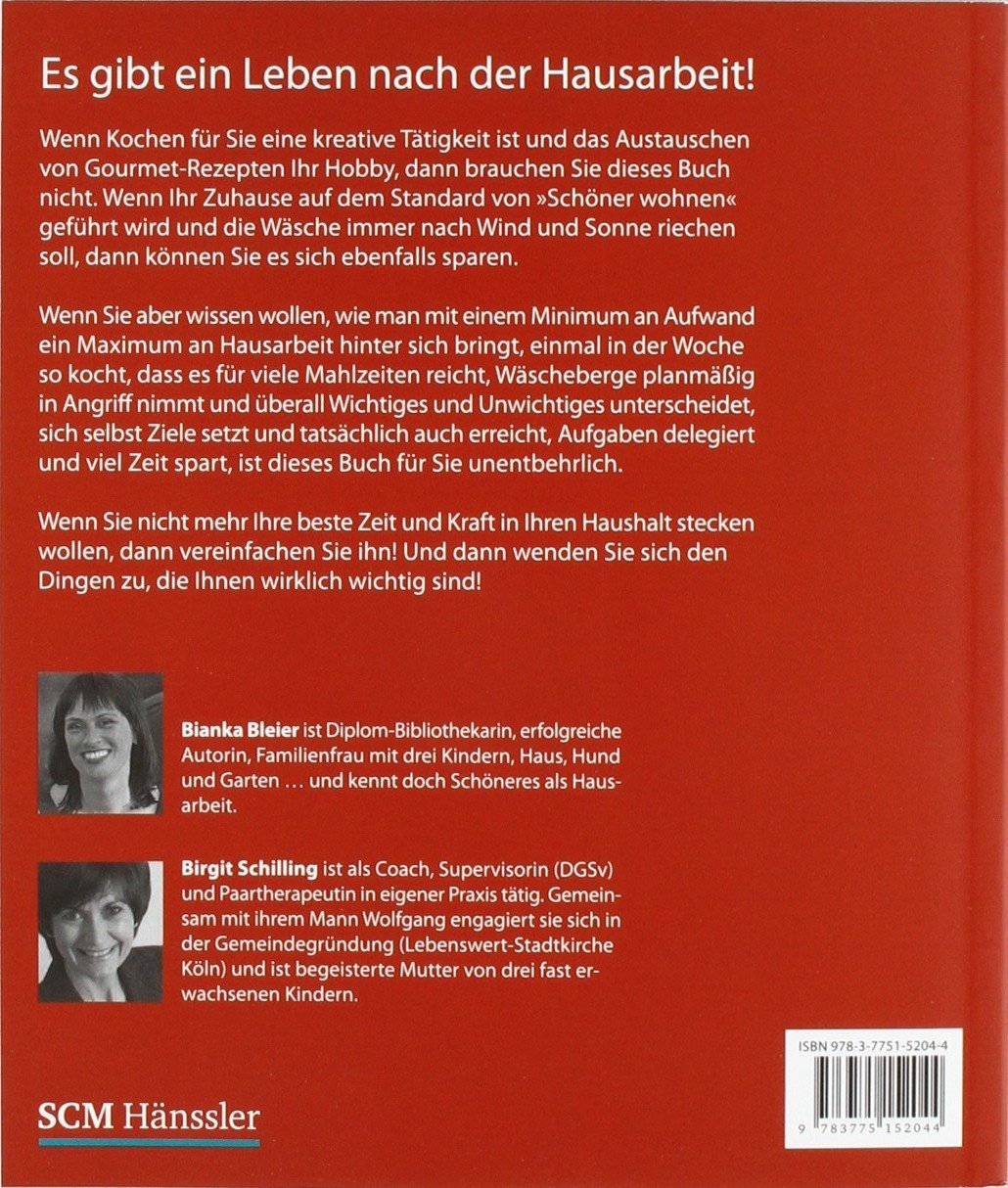 Besser einfach - einfach besser: Das Haushaltssurvival-Buch