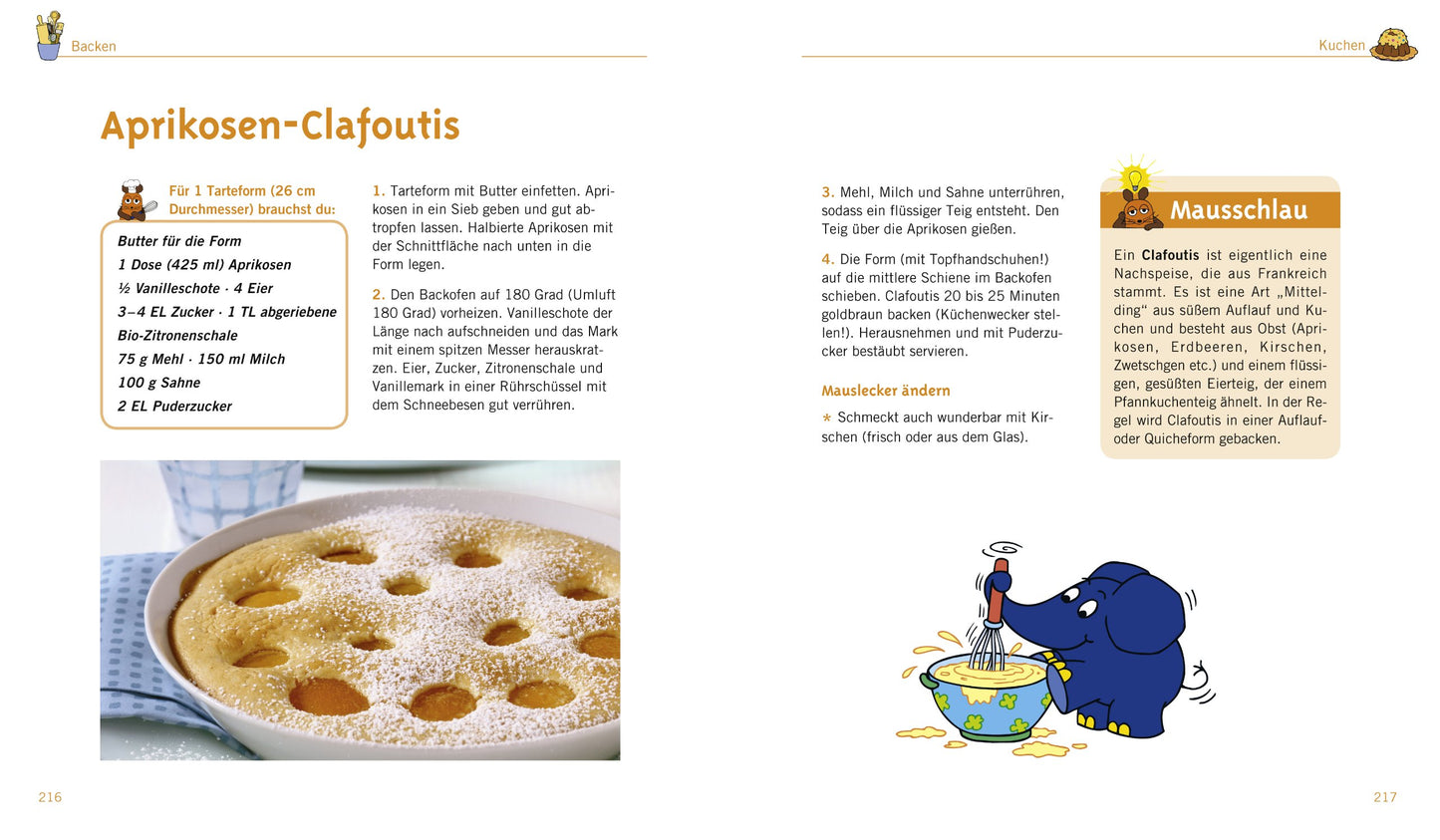 Kochen und backen mit der Maus: Rezepte, Tipps und Tricks für kleine und große Maus-Fans