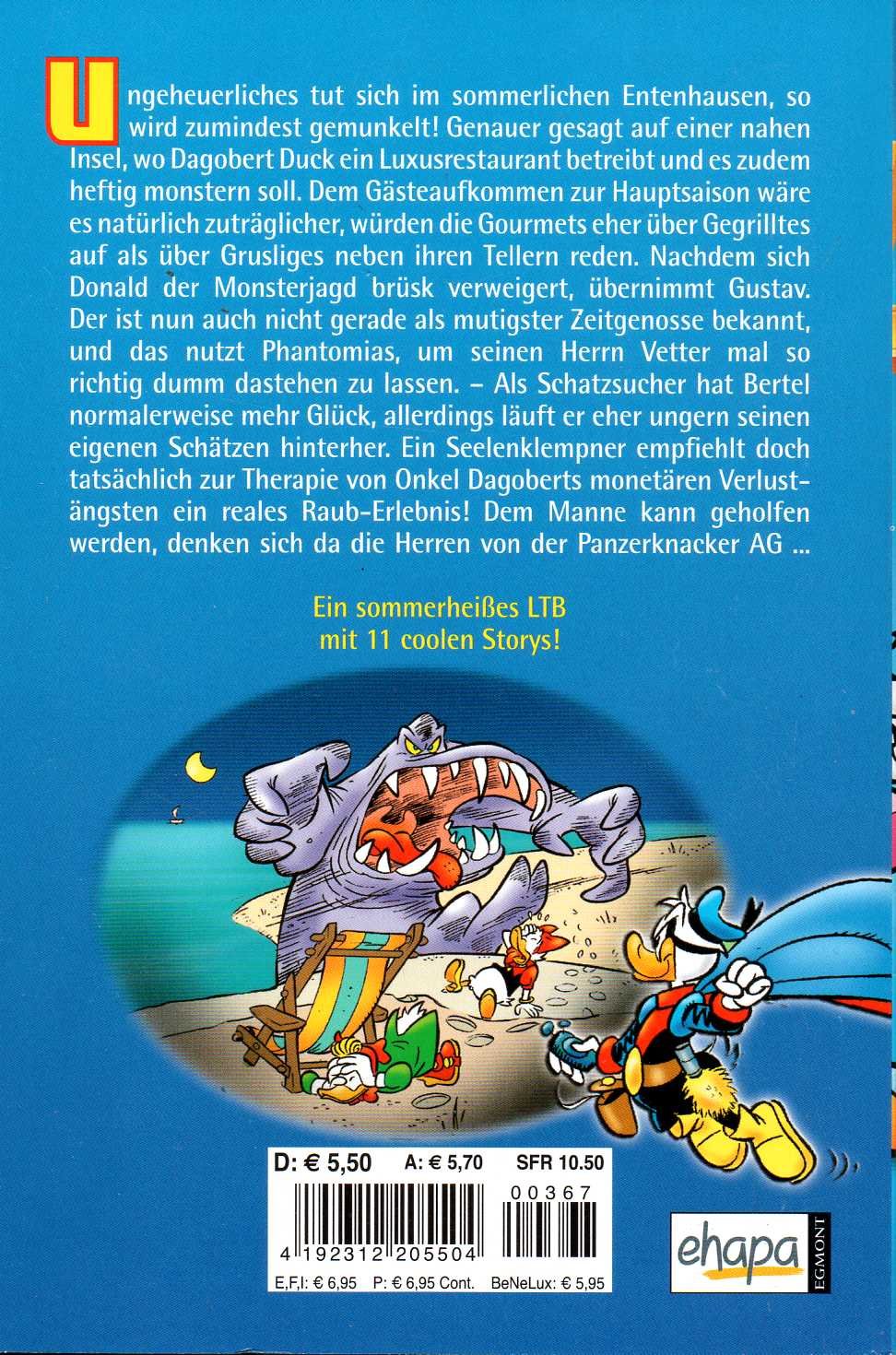 LTB Nr. 367 - Kopfüber in den Sommer WALT DISNEY Lustiges Taschenbuch