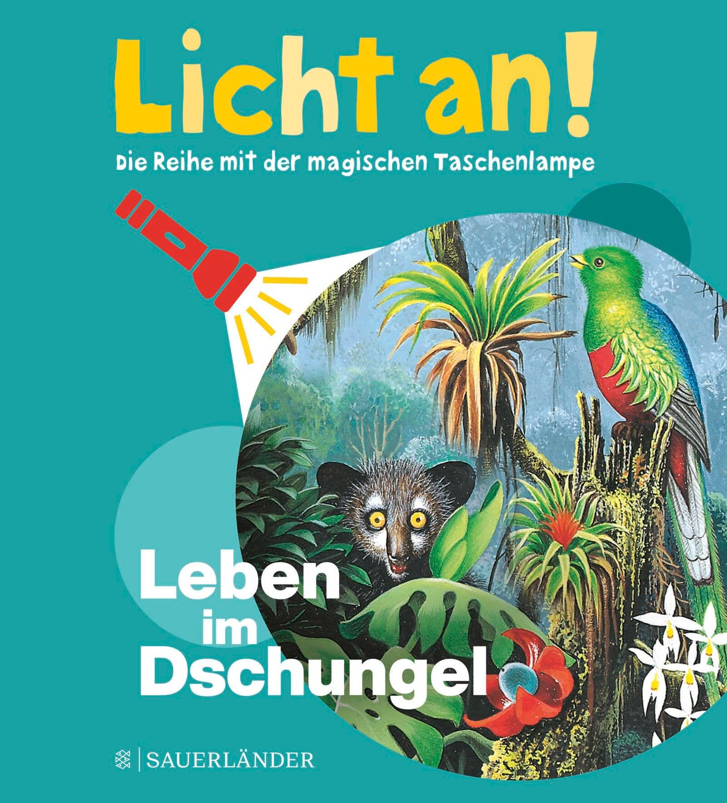 Leben im Dschungel: Licht an! (Licht an! Die Reihe mit der magischen Taschenlampe, Band 8)