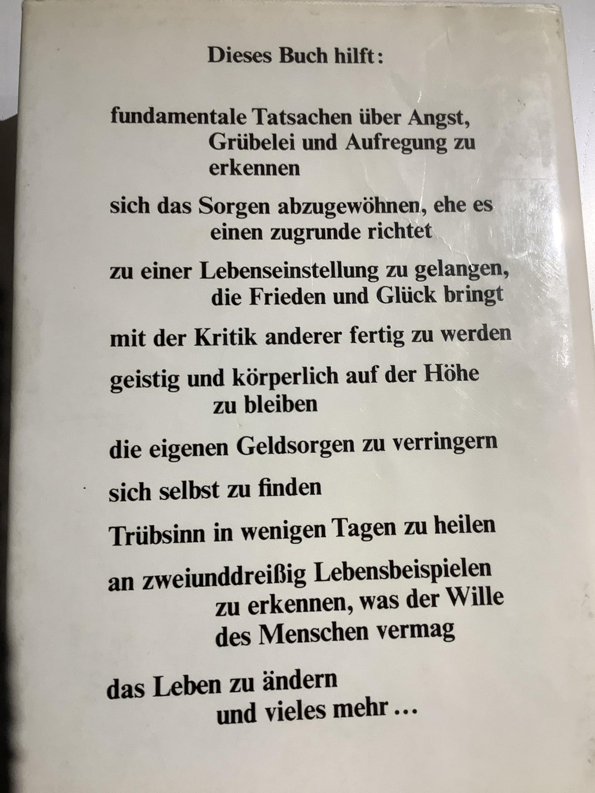 Sorge dich nicht - lebe!: Die Kunst zu einem von Ängsten und Aufregungen befreiten Leben zu finden