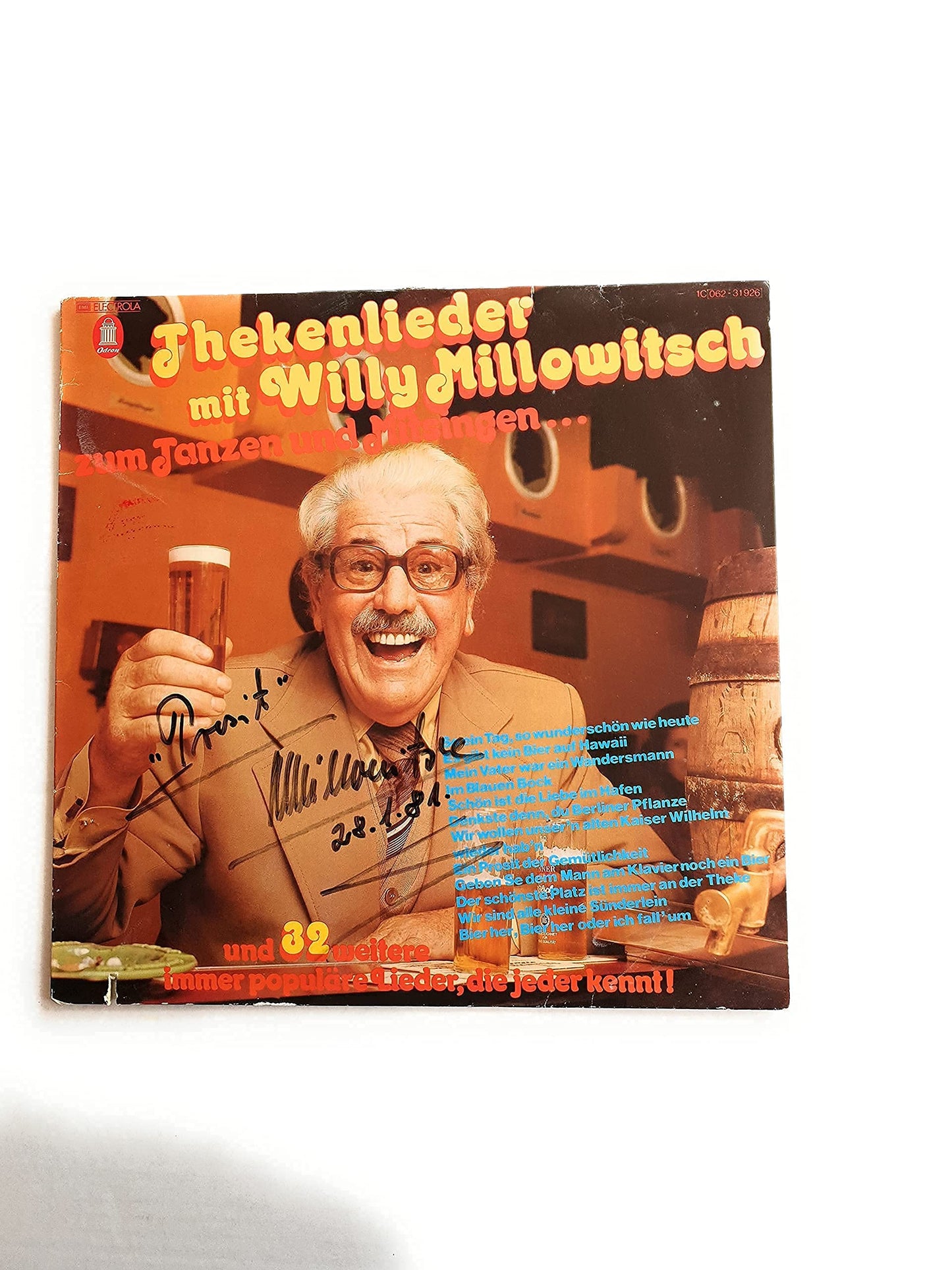 Thekenlieder mit Willy Millowitsch zum Tanzen und Mitsingen