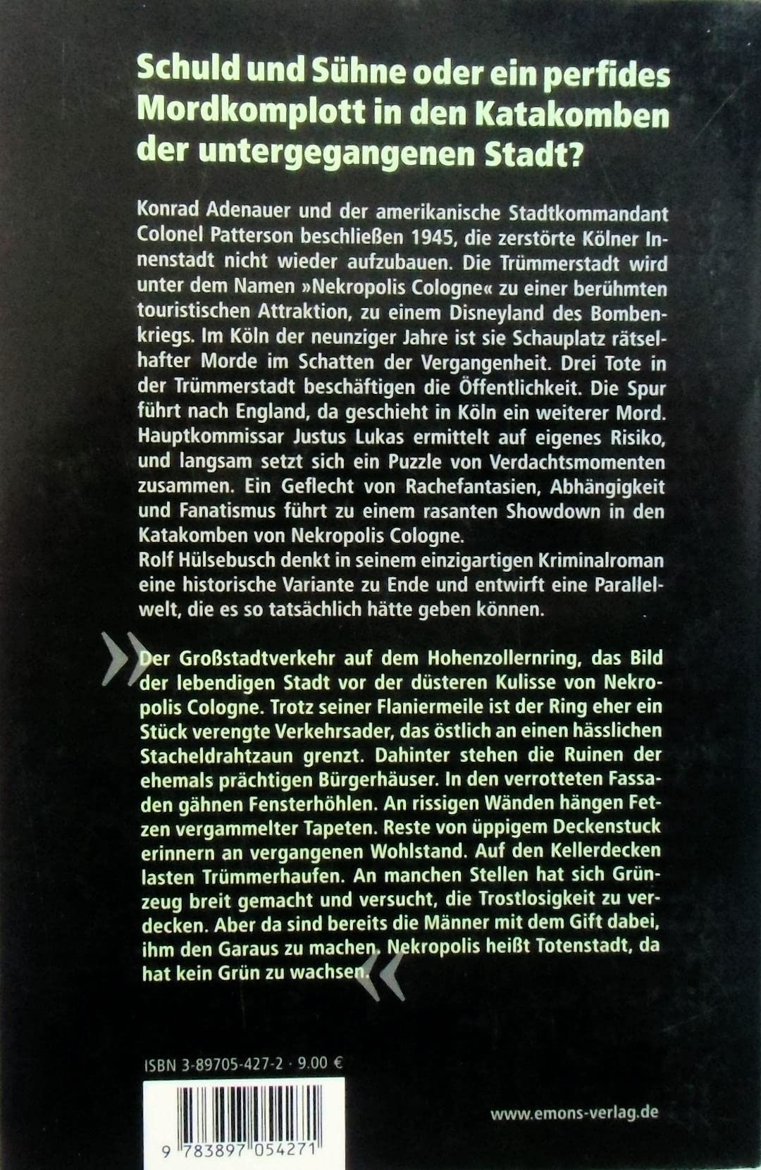 Nekropolis Cologne (Köln Krimi, Band 28)