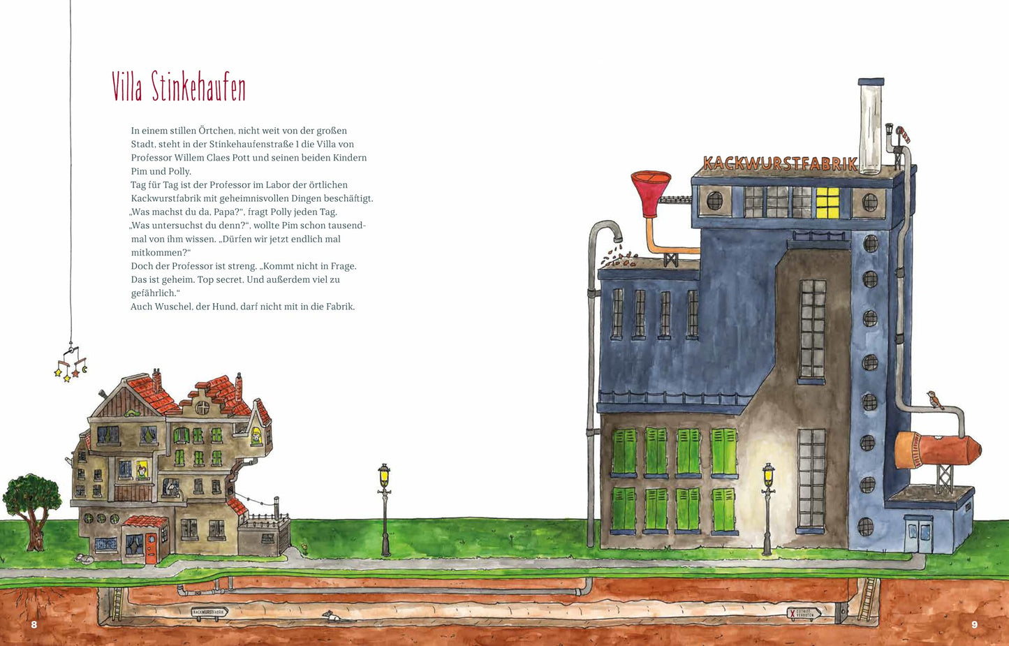 Die Kackwurstfabrik: Einfach erklärt, lustig illustriert: Kindersachbuch zum Thema Verdauung. Für alle Klugscheißer ab 7 Jahren!