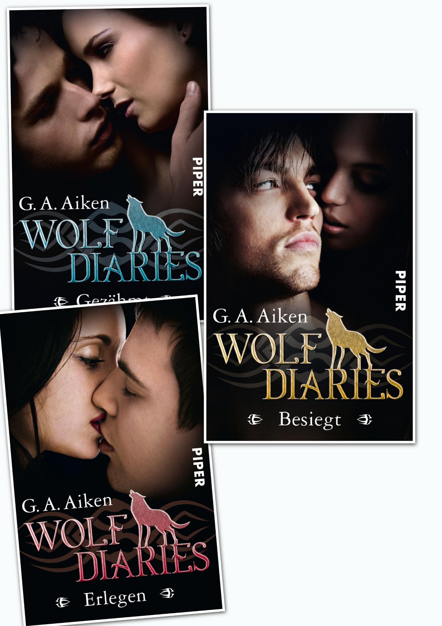 Wolf Diaries Band 1,2,3 von G. A. Aiken (Wolf Diaries)