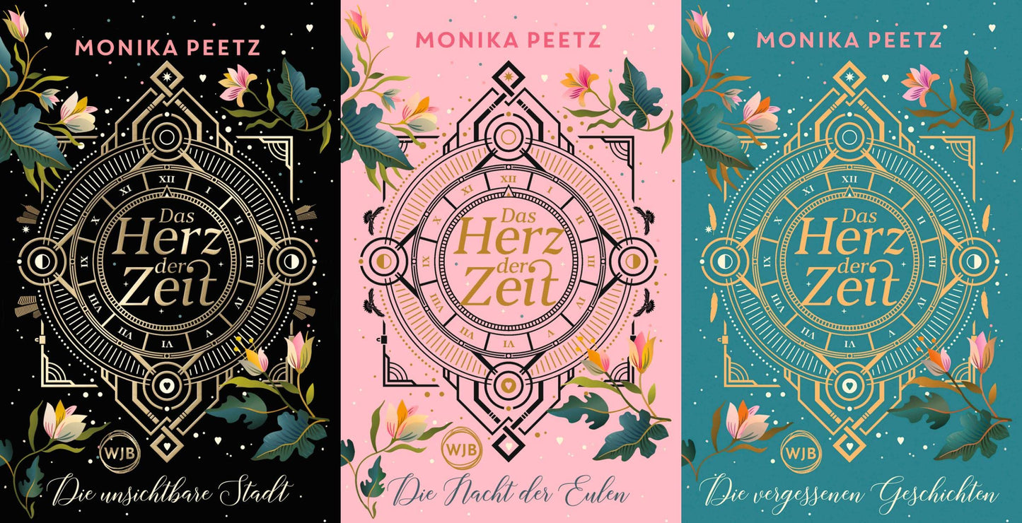Die Herz der Zeit-Reihe Band 1-3 plus 1 exklusives Postkartenset