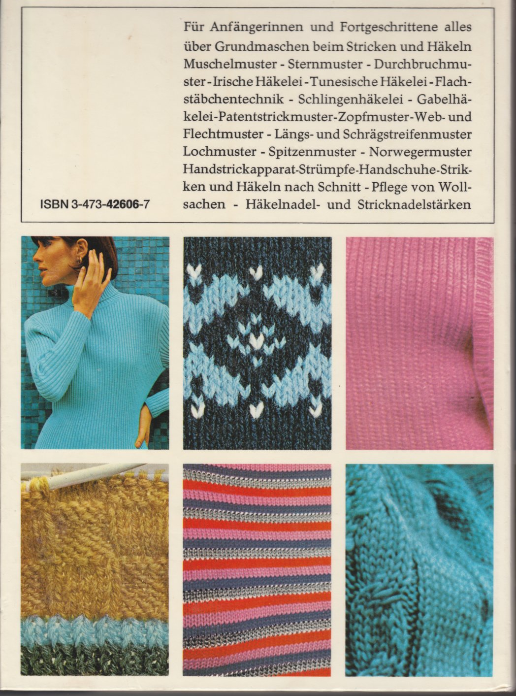 Das neue Strick- und Häkelbuch. Ein vollständiger Lehrgang mit Musterbeispielen.