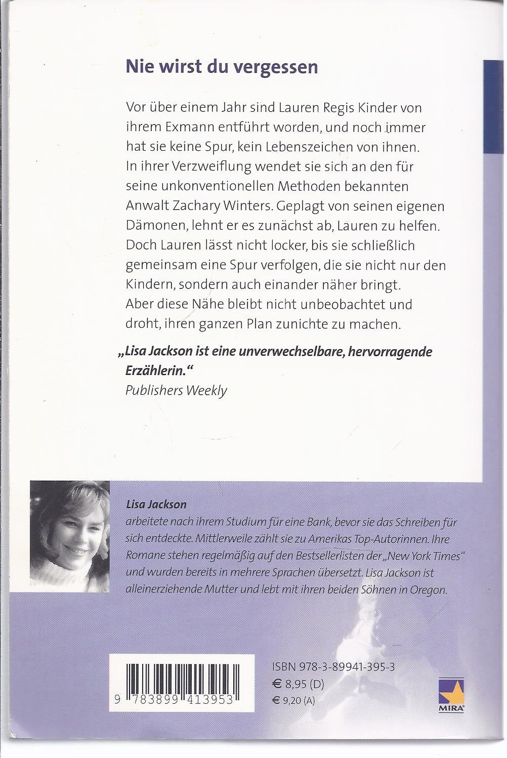 Nie wirst du vergessen: Roman