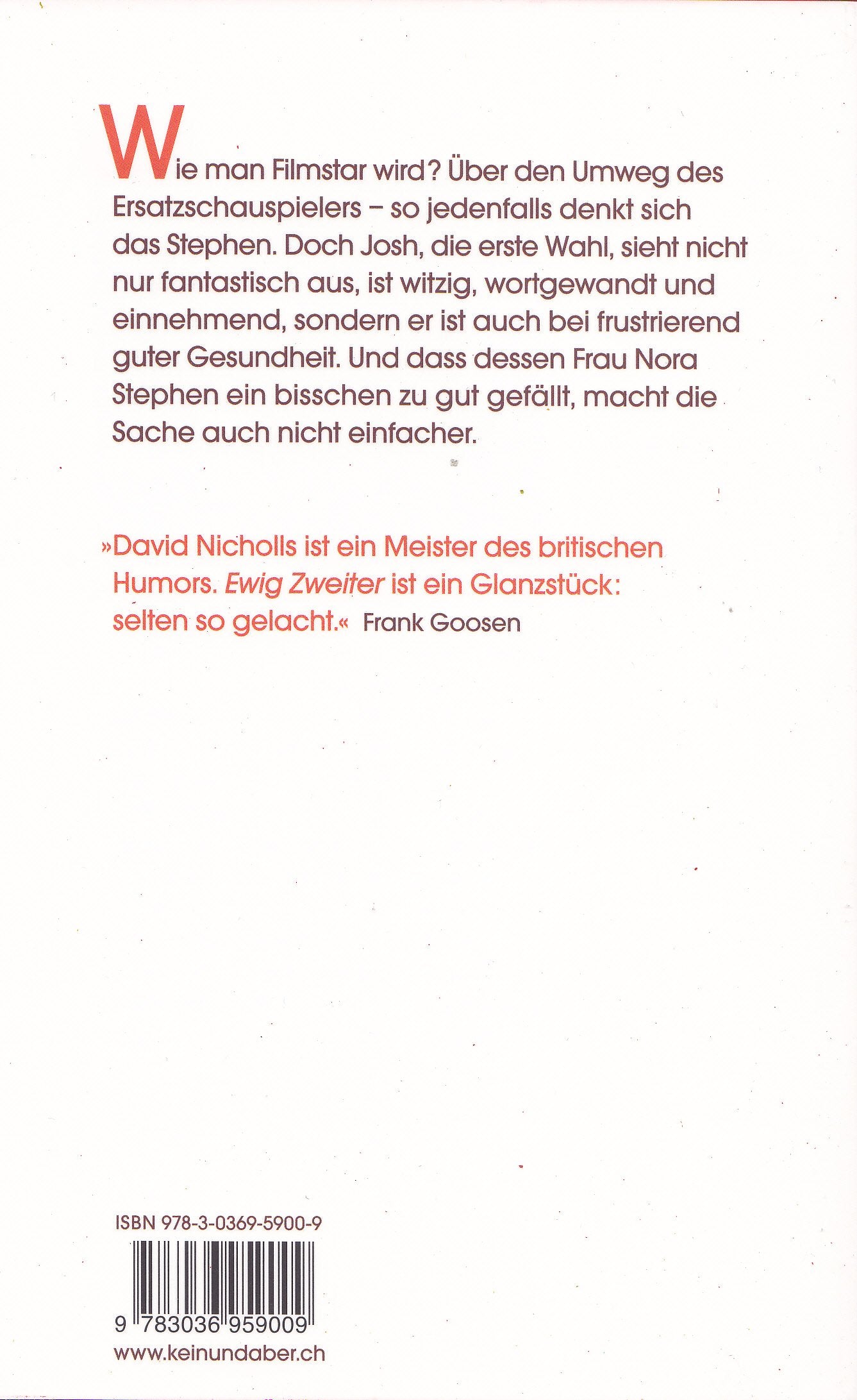 Ewig Zweiter: Roman