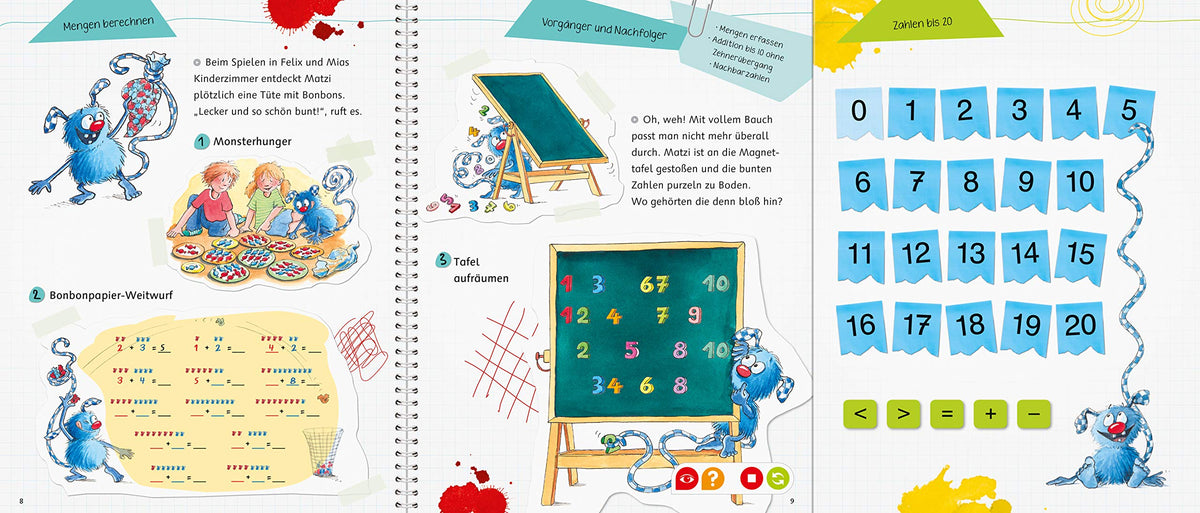 tiptoi® Mathe 1. Klasse: Über 50 Lernspiele und Aufgaben (tiptoi® Lern mit mir!)
