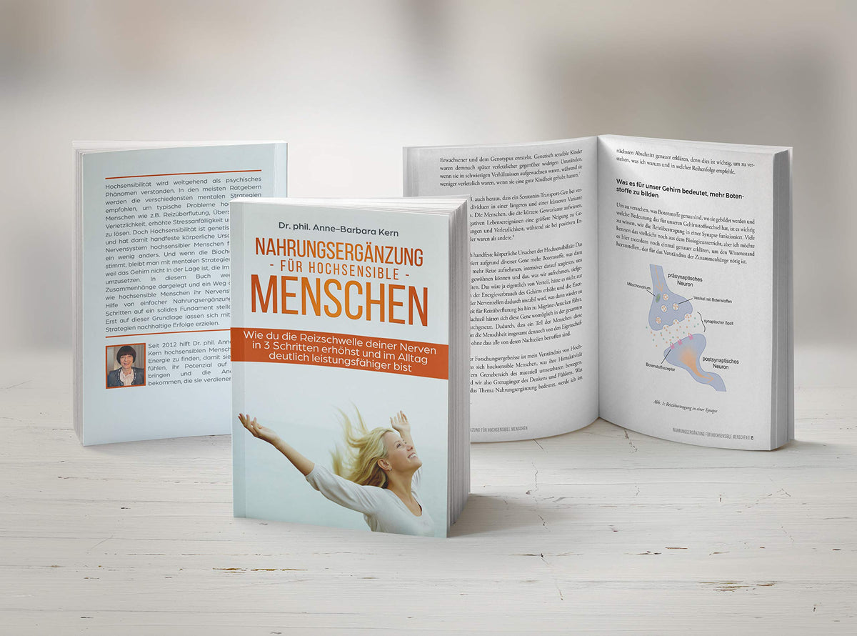 Nahrungsergänzung für hochsensible Menschen: Wie du die Reizschwelle deiner Nerven in 3 Schritten erhöhst und im Alltag deutlich leistungsfähiger bist