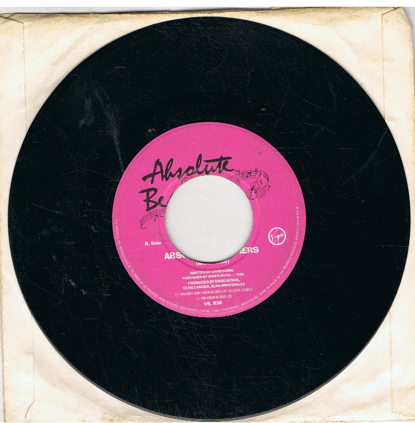 Absolute beginners (1986) / Vinyl single [Vinyl-Single 7'']