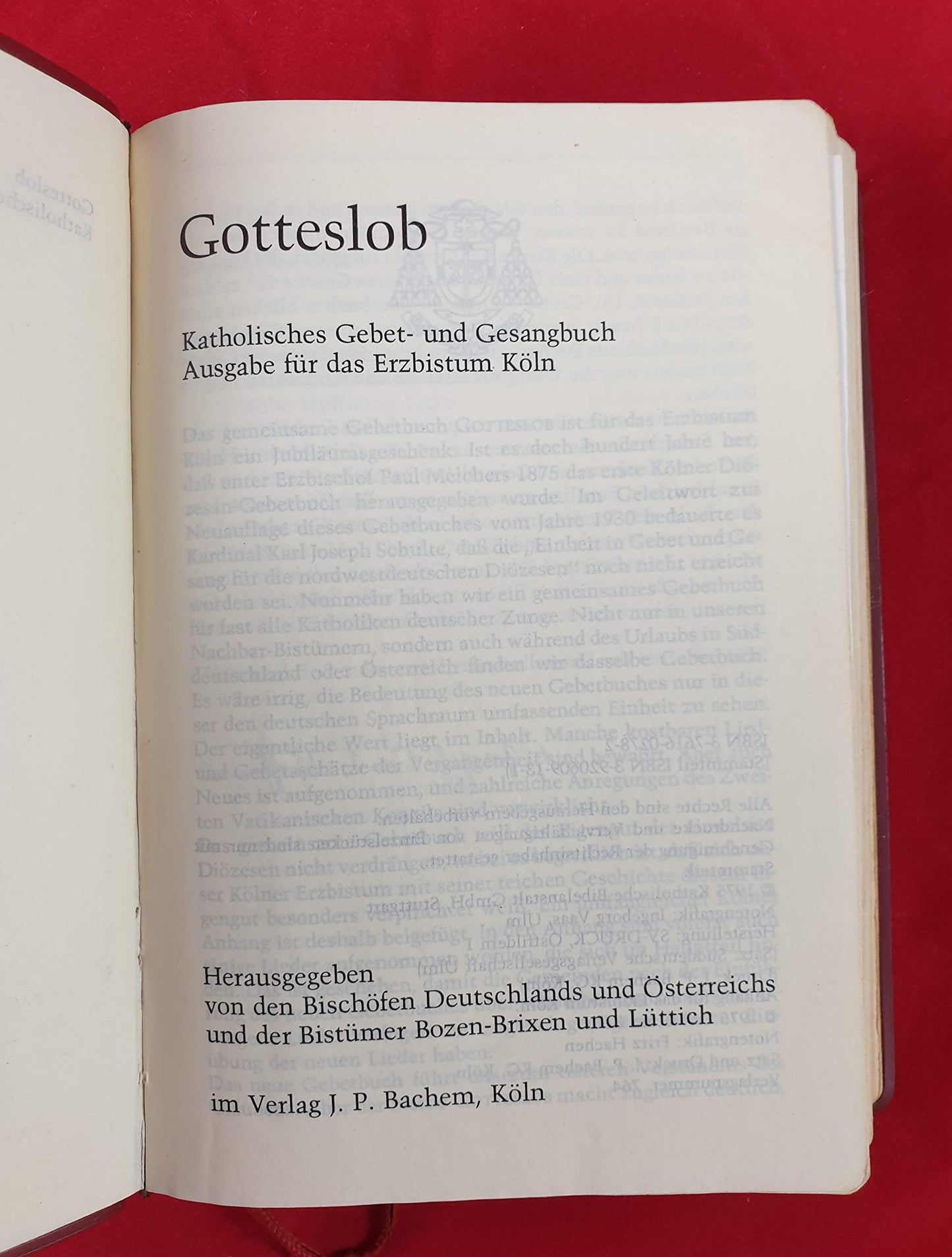 Gotteslob. Katholisches Gebet- und Gesangbuch. Ausgabe für das Erzbistum Köln.