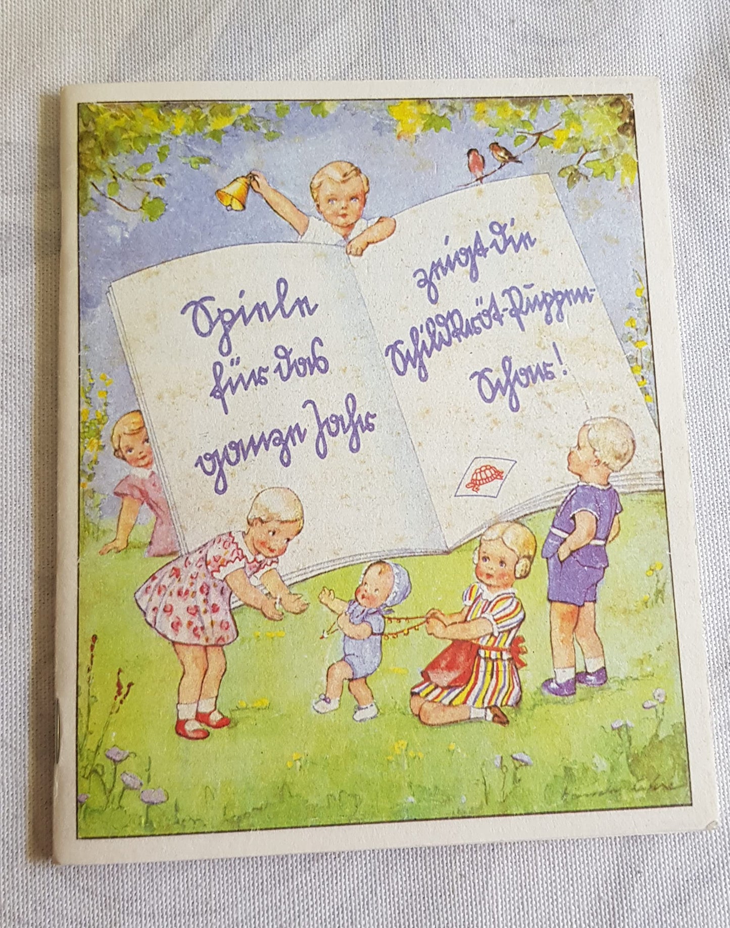 Spiele für das ganze Jahr zeigt die Schildkröt-Puppen-Schar! M. 12 Farbbildern von Wanda Lehre.