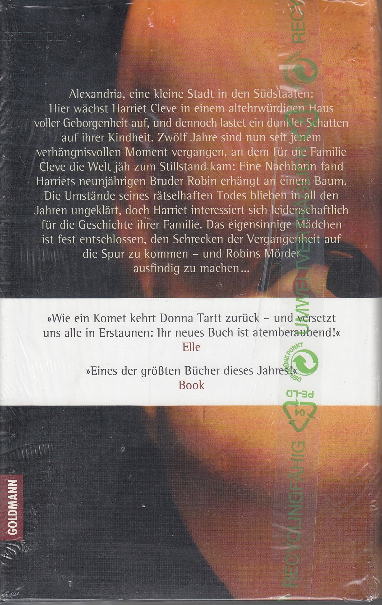 Donna Tartt - Der kleine Freund. 1.- 7. Kapitel in einem Band