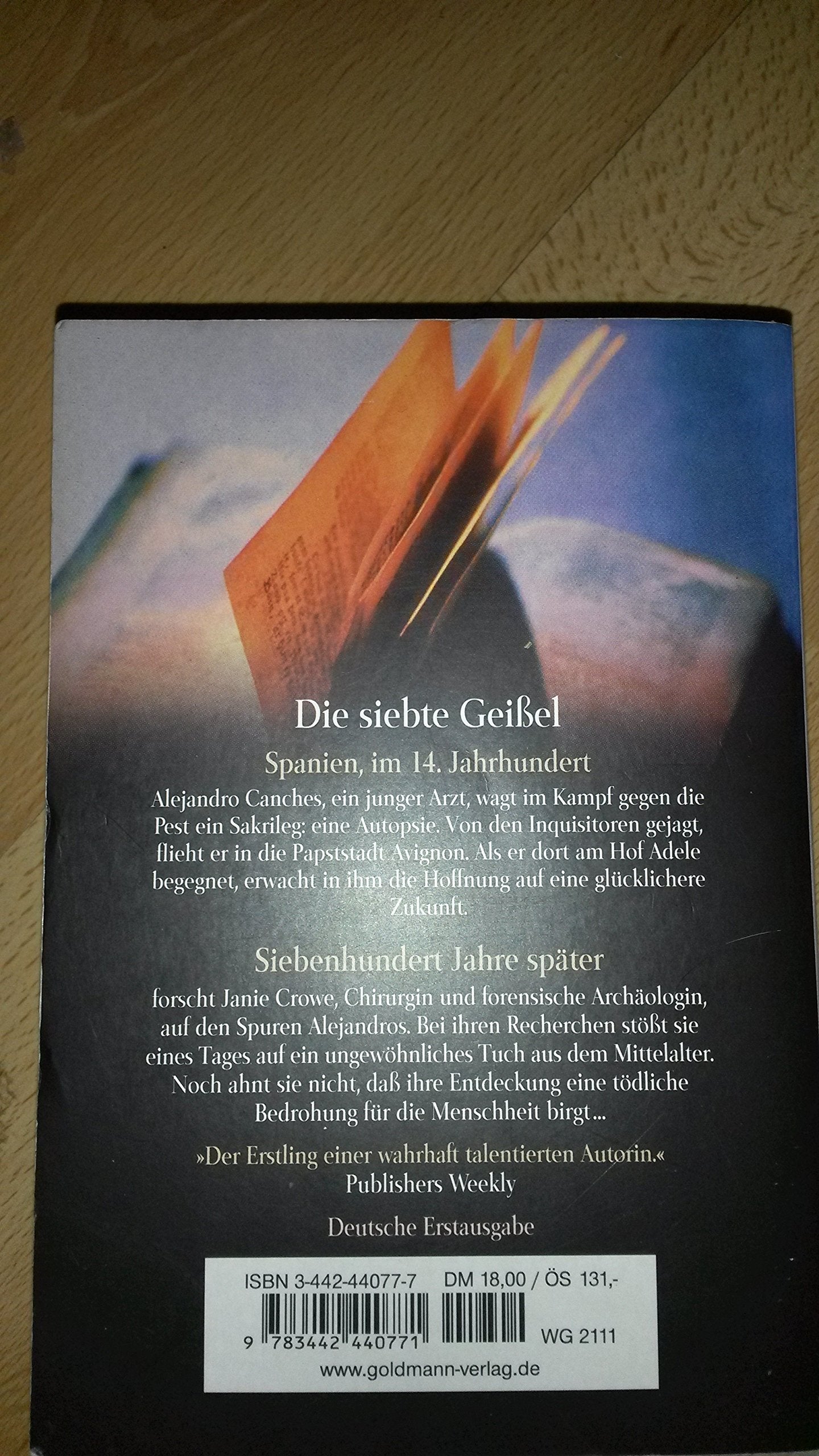 Die siebte Geißel: Roman