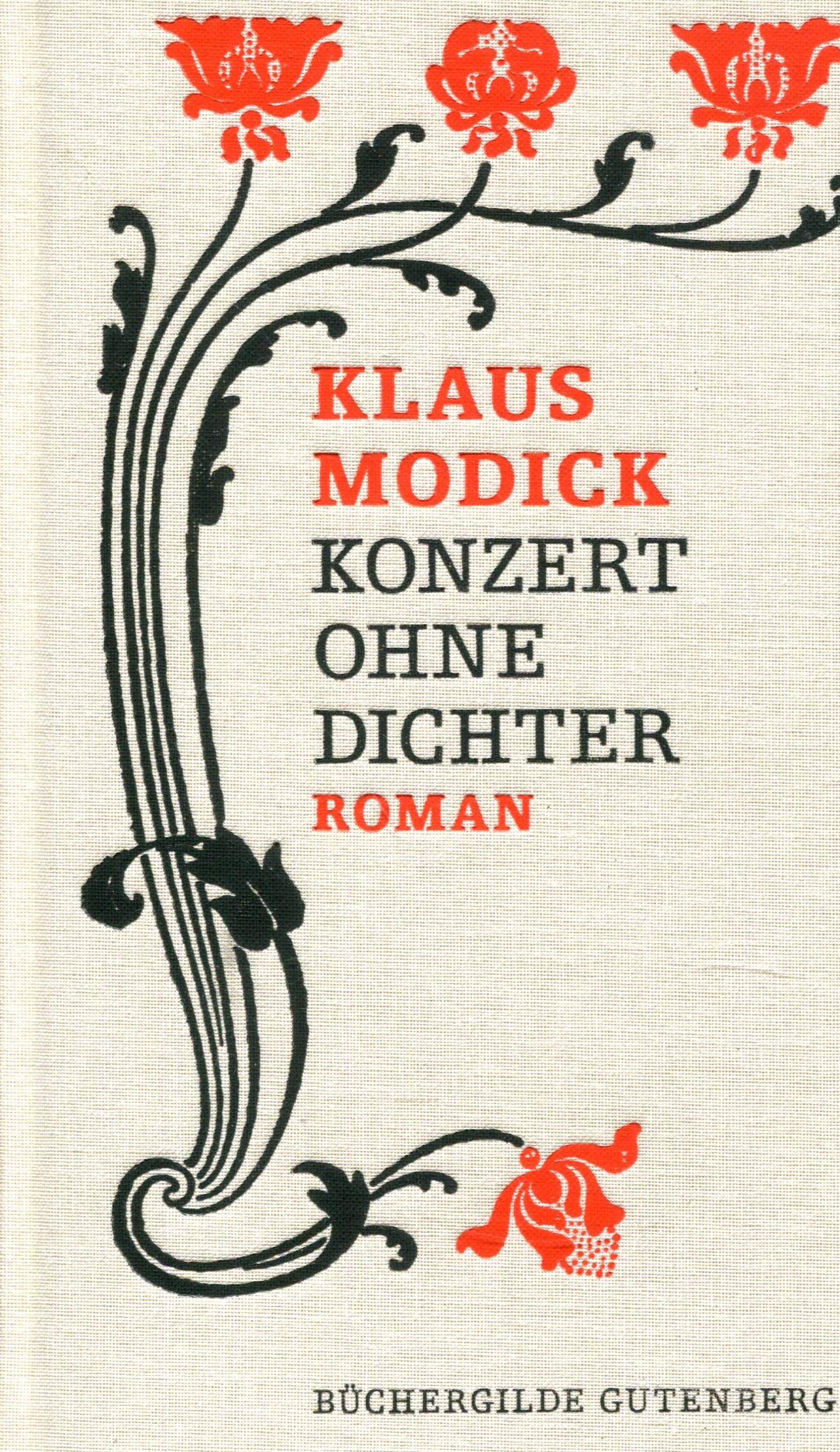 Konzert ohne Dichter : Roman.