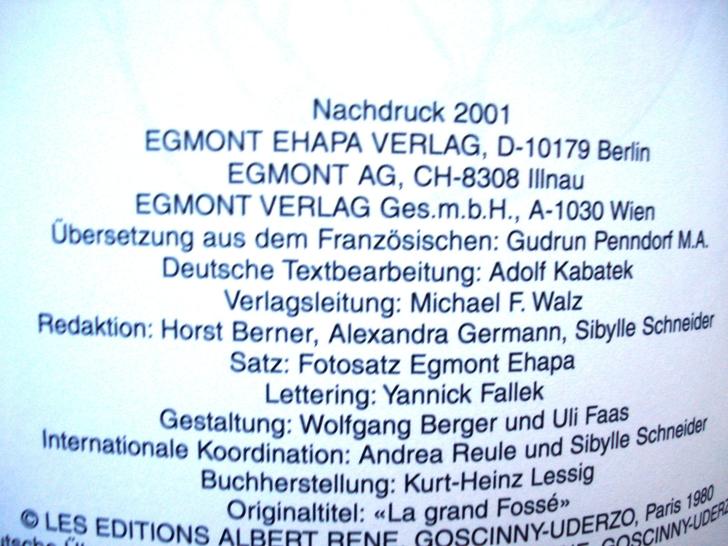 Asterix HC 25 Der große Graben