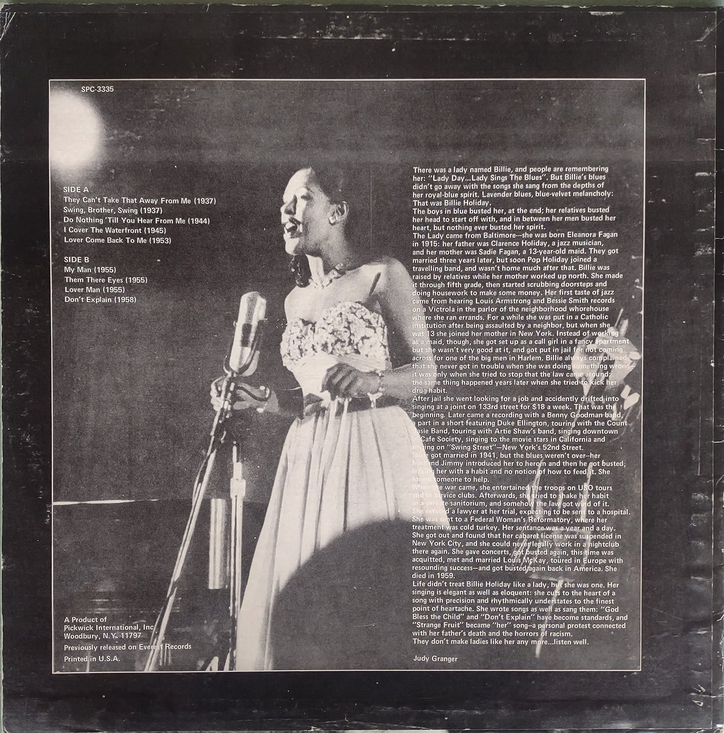 Billie Holiday Sings the Blues