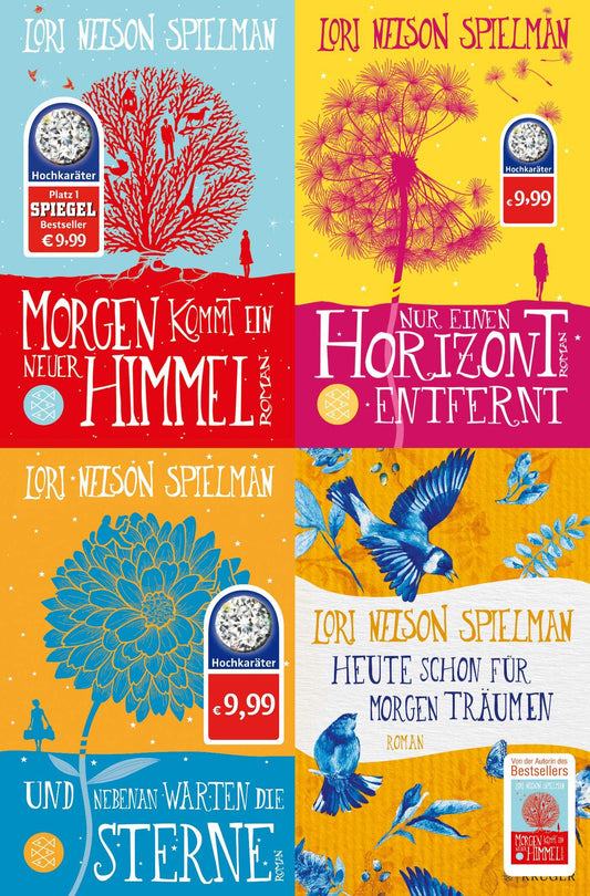 4 Romane von Lori Nelson Spielman im Set + 1 exklusives Postkartenset