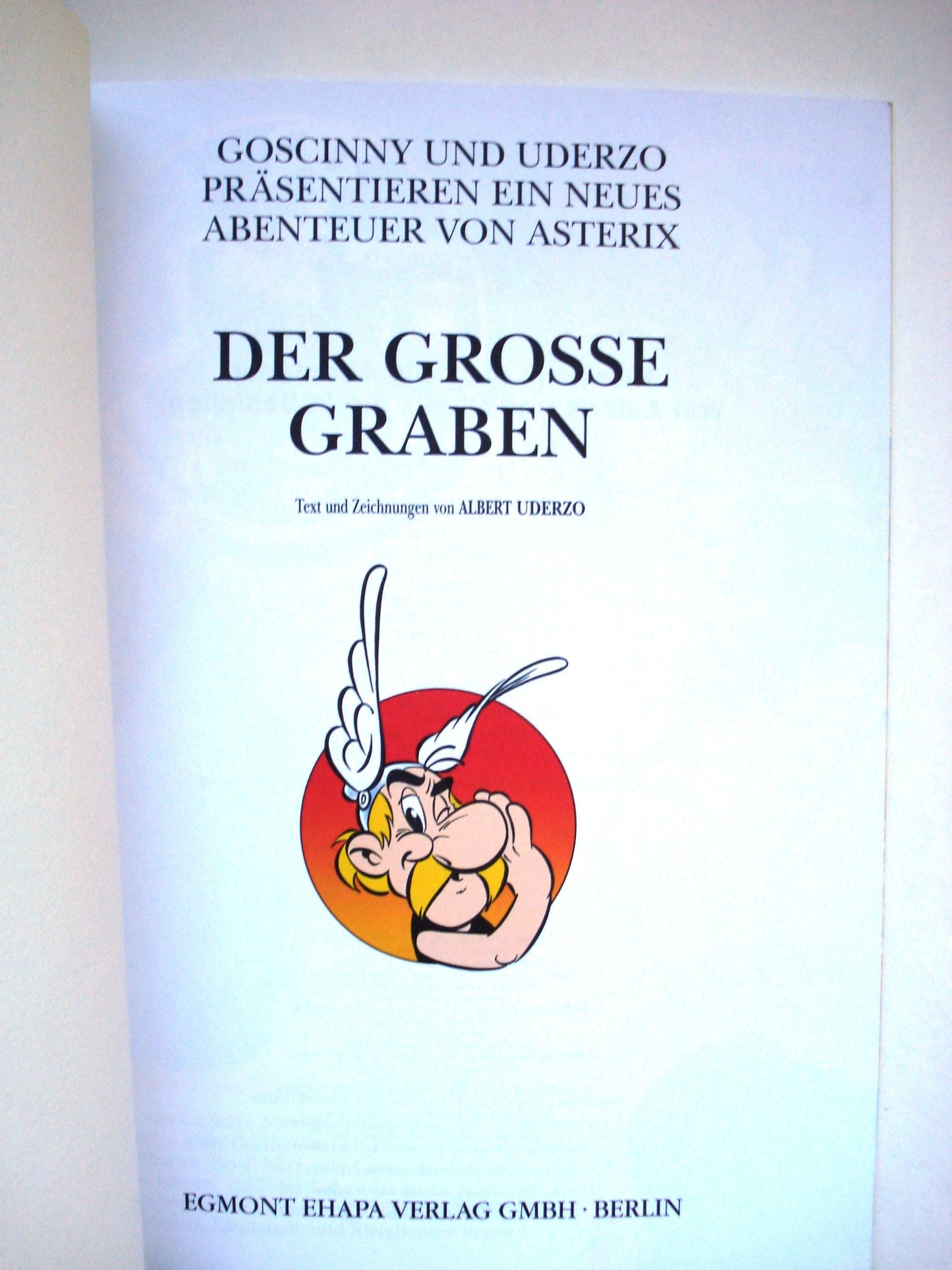 Asterix HC 25 Der große Graben