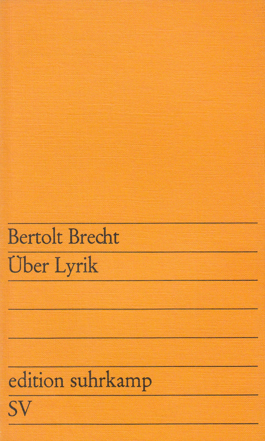 Über Lyrik