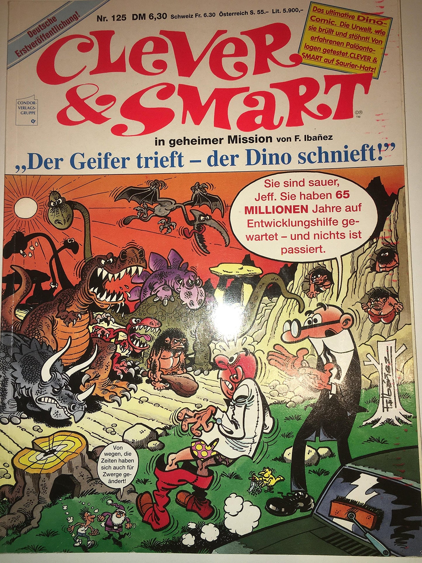 CLEVER & SMART Softcover-Kiosk-Album Nr 125, Der Greifer trieft... der Dino schnieft !