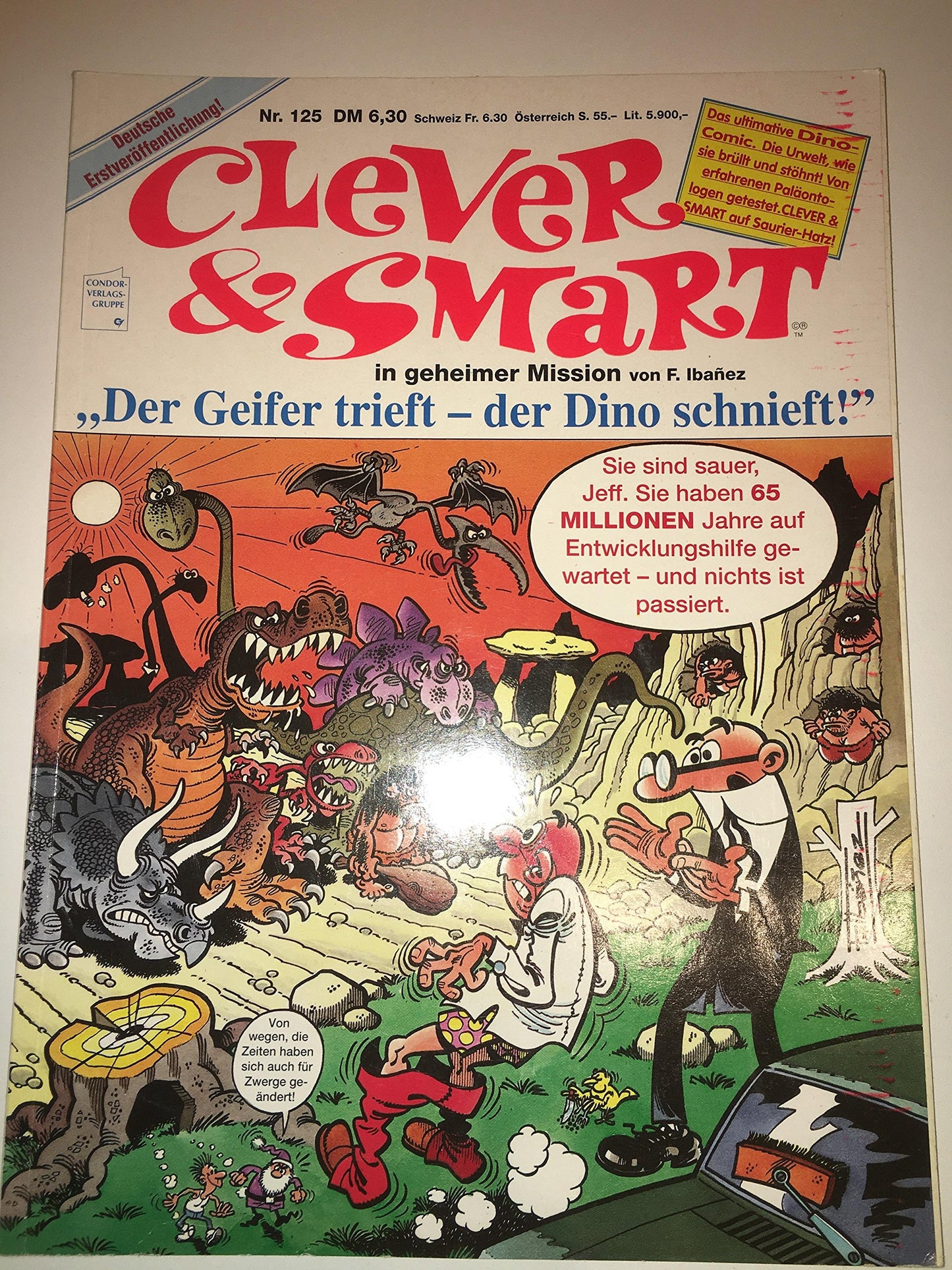 CLEVER & SMART Softcover-Kiosk-Album Nr 125, Der Greifer trieft... der Dino schnieft !