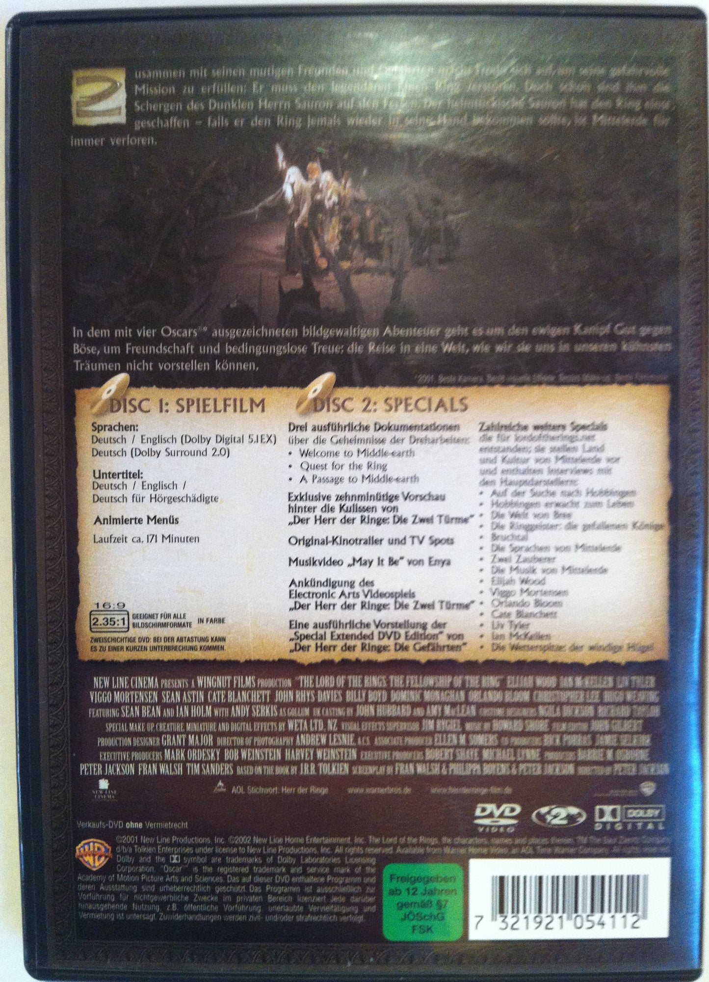 Der Herr der Ringe - Die Gefährten [2 DVDs]