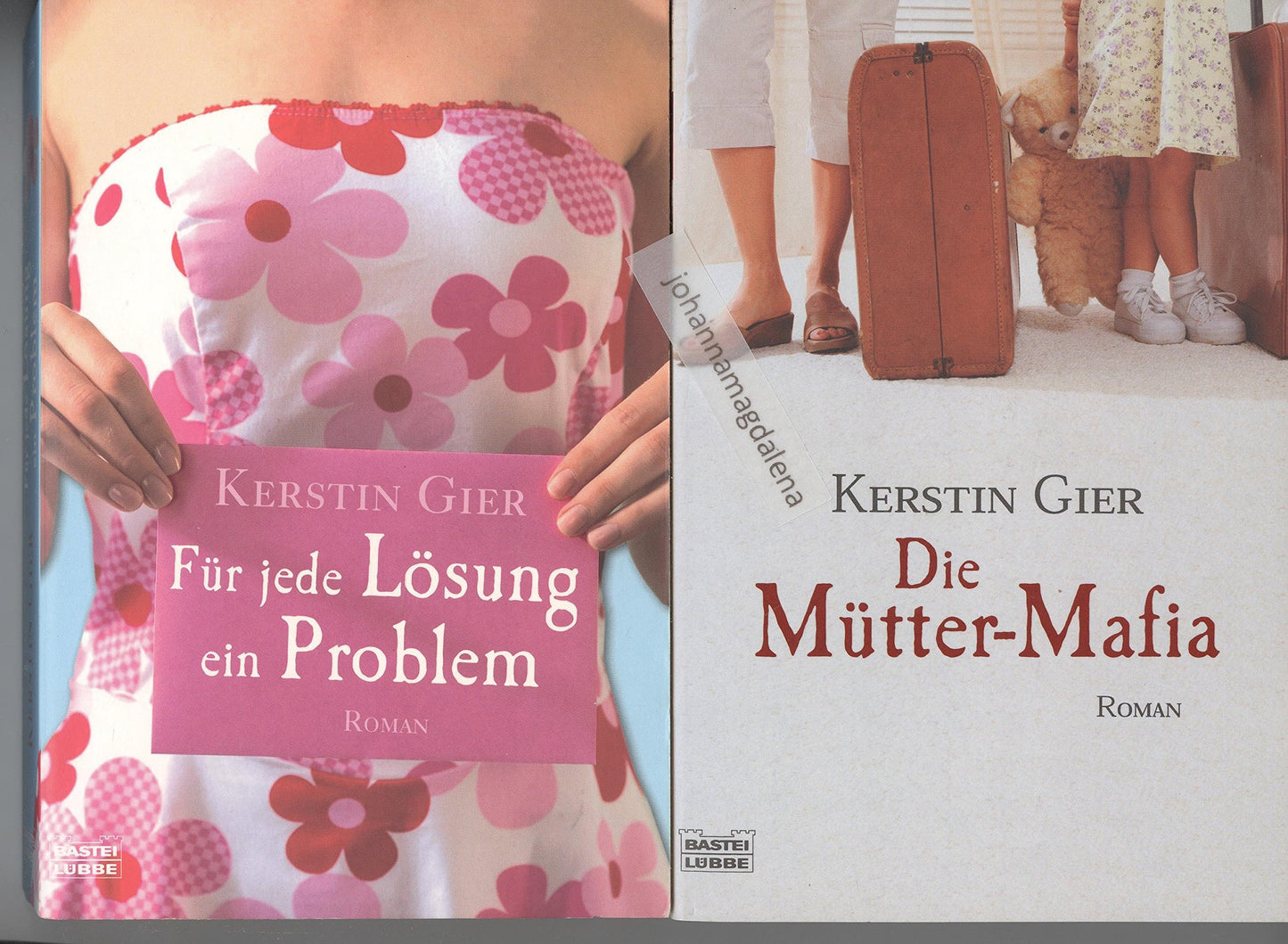 Konvolut 4 Bücher komplett von Kerstin Gier: 1. Für jede Lösung ein Problem, 2. Die Mütter-Mafia, 3. Auf der anderen Seite ist das Gras viel grüner, 4. Ach wär ich nur zu Hause geblieben