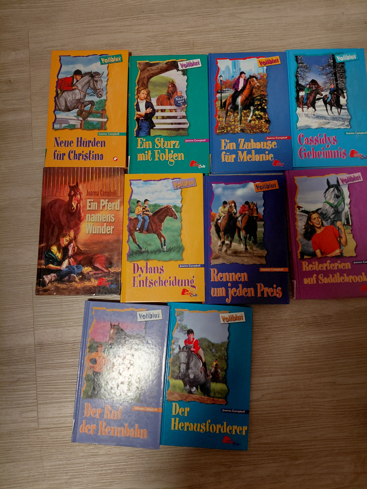 10 Vollblut Bände im Paket von Campbell